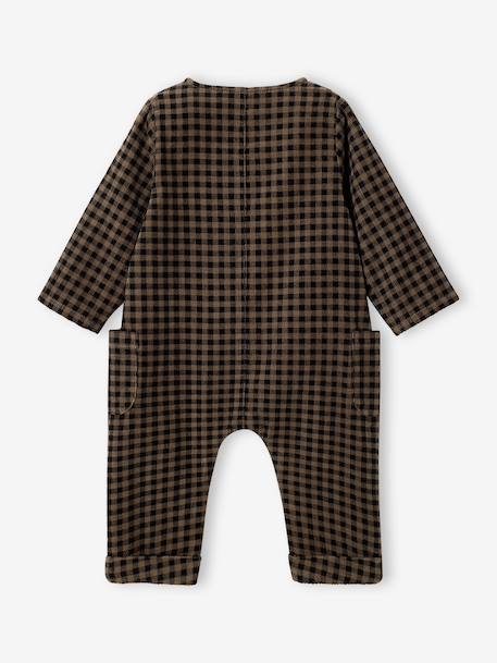 Long playsuit for baby anthracite - vertbaudet enfant 