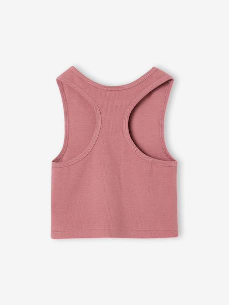 2-in-1 vest top for girls old rose - vertbaudet enfant 