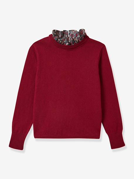 Pull imprimé fleuris rose - vertbaudet enfant 