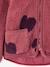 Veste fille sherpa motifs écru+mauve+vanille - vertbaudet enfant 