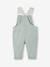 Dungarees for baby sage green - vertbaudet enfant 