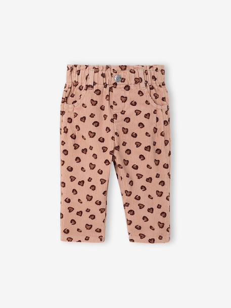 Pantalon bébé fille blush - vertbaudet enfant 