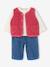 Ensemble 3 pièces bébé fille rose poudré - vertbaudet enfant 