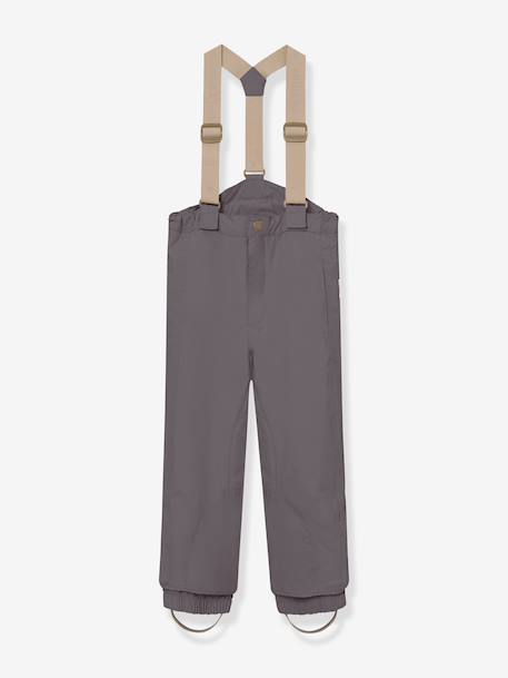 Ski trousers MATWITTE MINI A TURE for kids black+grey - vertbaudet enfant 