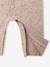 Knit playsuit and comforter set for newborn marl beige - vertbaudet enfant 