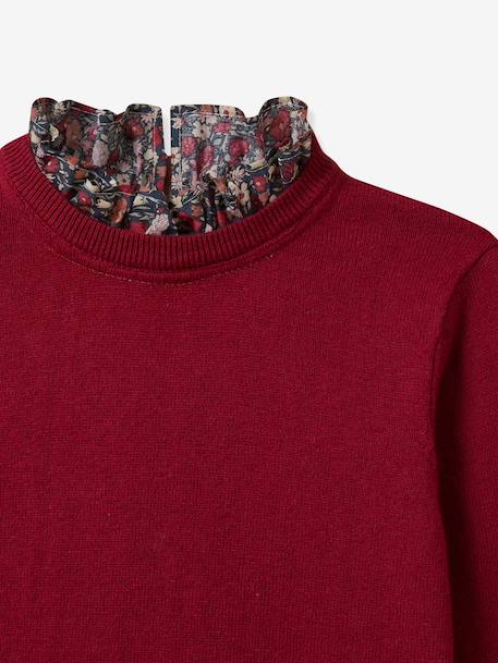 Pull imprimé fleuris rose - vertbaudet enfant 