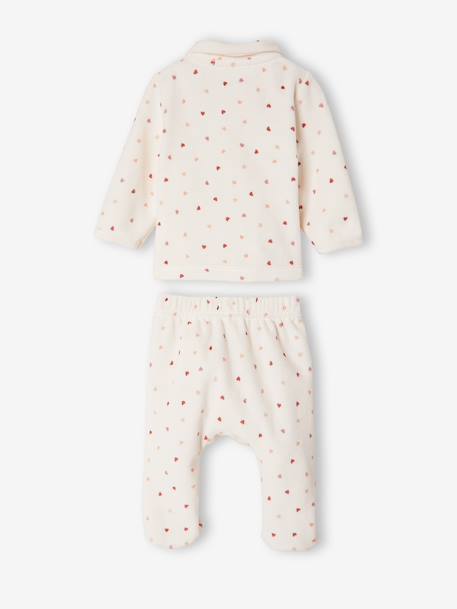 Lot de 2 pyjamas bébé fille rose poudré - vertbaudet enfant 