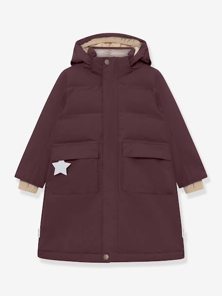 Winter jacket with fleece lining MATVENCASIA MINI A TURE for girls violet - vertbaudet enfant 