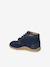 Bottillons lacés cuir souple bébé premiers pas bleu+lot bleu+marine - vertbaudet enfant 