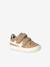 Chaussures bébé cuir à scratchs sable - vertbaudet enfant 