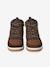 High Top Lace-Up Trainers with Zip, for Boys brown - vertbaudet enfant 