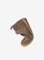 Soft Leather Boots, Zipped & Elasticated beige+camel+navy blue - vertbaudet enfant 