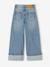 Wide-leg jeans for girls medium blue - vertbaudet enfant 