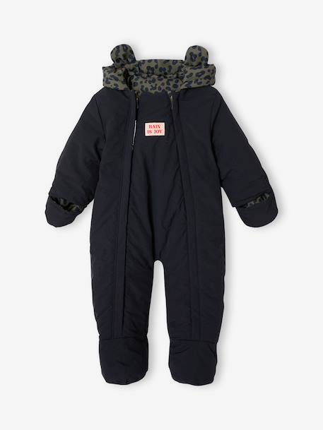 Reversible snowsuit khaki - vertbaudet enfant 
