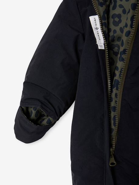 Reversible snowsuit khaki - vertbaudet enfant 