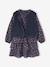 Dress and gilet set for girls slate blue - vertbaudet enfant 