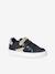 Trainers with Leather Hook-&-Loop Straps for Children ecru+navy blue+printed white+set white - vertbaudet enfant 