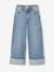 Wide-leg jeans for girls medium blue - vertbaudet enfant 