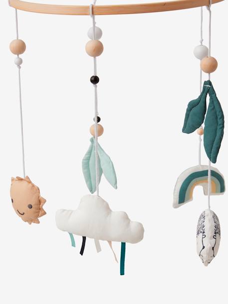 Musical Mobile Set with Organic Cotton* Toys, BIO NATURE Green - vertbaudet enfant 