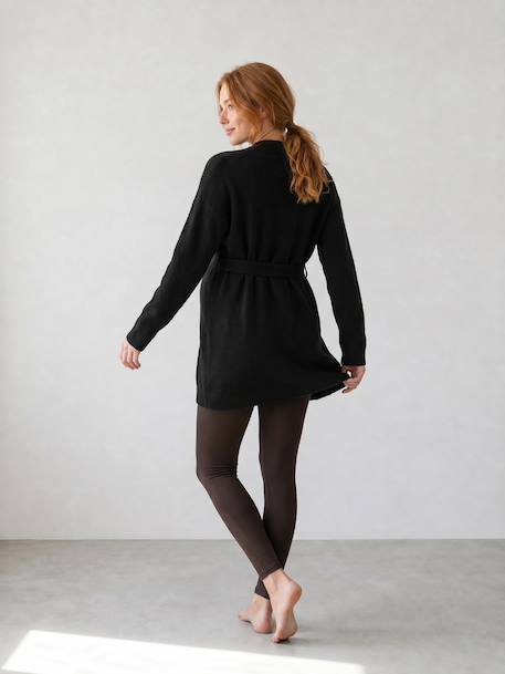 Maternity and nursing cardigan black - vertbaudet enfant 
