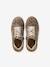 Baskets fille cuir à lacets fermeture zip beige+marron - vertbaudet enfant 