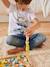 Bucket with Large Wooden Beads Mix - Wood FSC® Certified Multi - vertbaudet enfant 