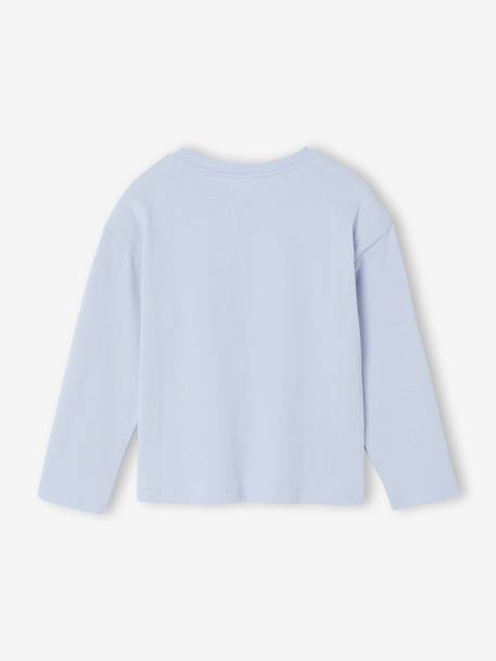 Long-sleeved T-shirt for girls by Frozen sky blue - vertbaudet enfant 