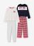 Pack of 2 pyjamas for girls navy blue - vertbaudet enfant 
