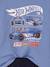 Pyjama Hot Wheels garçon bleu chambray - vertbaudet enfant 