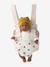 Baby Carrier For Dolls, in Cotton Gauze black+printed pink+rose+yellow - vertbaudet enfant 