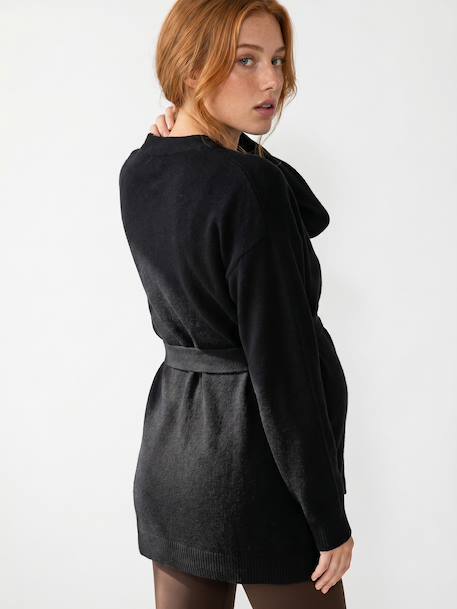 Gilet de grossesse et allaitement noir - vertbaudet enfant 