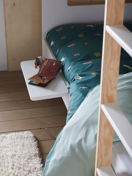 Suspended Shelf-Bedside Table White - vertbaudet enfant 