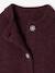 Cardigan with jewel buttons for girls plum - vertbaudet enfant 