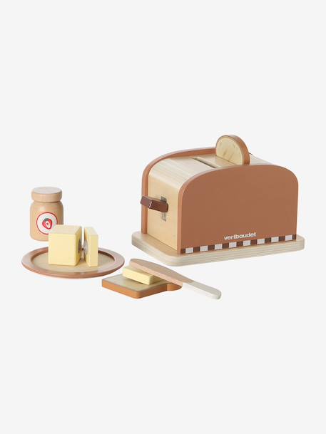 FSC 100% wooden toaster caramel - vertbaudet enfant 