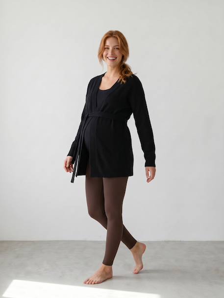 Gilet de grossesse et allaitement noir - vertbaudet enfant 
