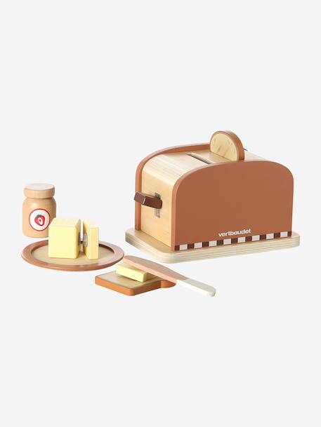 FSC 100% wooden toaster caramel - vertbaudet enfant 
