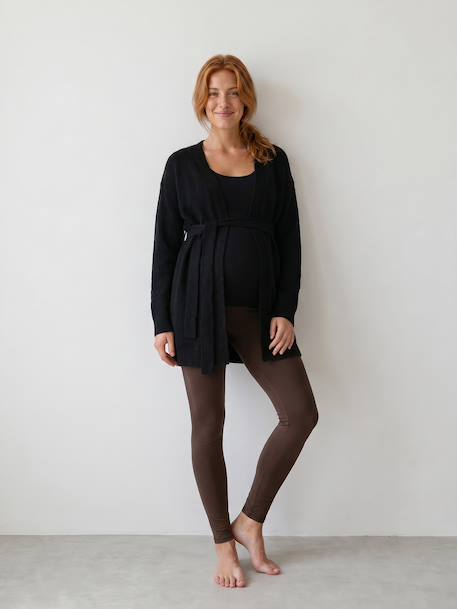 Gilet de grossesse et allaitement noir - vertbaudet enfant 