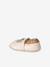 Soft leather baby slippers beige - vertbaudet enfant 