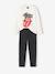 Pyjama Rolling Stones fille anthracite - vertbaudet enfant 