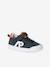 Basket garçon cuir lacets élastiqués marine - vertbaudet enfant 