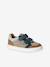 Leather trainers with touch-fastening straps for boys set brown - vertbaudet enfant 
