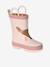 Bottes de pluie imprimées bébé beige+beige imprimé+bleu imprimé - vertbaudet enfant 