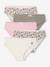 Pack of 5 briefs for girls beige - vertbaudet enfant 