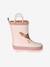 Bottes de pluie imprimées bébé beige+beige imprimé+bleu imprimé - vertbaudet enfant 