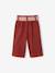 Wide-leg trousers for baby girls brown - vertbaudet enfant 