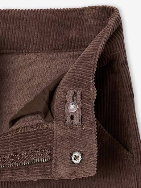 Velvet Cargo Trousers, JONEN anthracite+hazel - vertbaudet enfant 