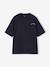 T-shirt garçon oversize Phoenix blanc chiné+gris ardoise - vertbaudet enfant 