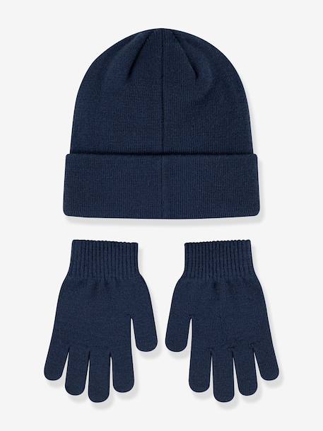 Hat and gloves set LEVI'S navy blue - vertbaudet enfant 