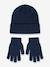 Hat and gloves set LEVI'S navy blue - vertbaudet enfant 