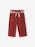 Wide-leg trousers for baby girls brown - vertbaudet enfant 
